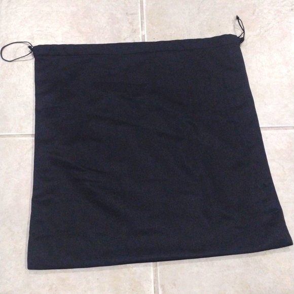 Unbranded Black fabric Drawstring Storage Dust Bag Sized 15 x 14.5-inch - Picture 1 of 5